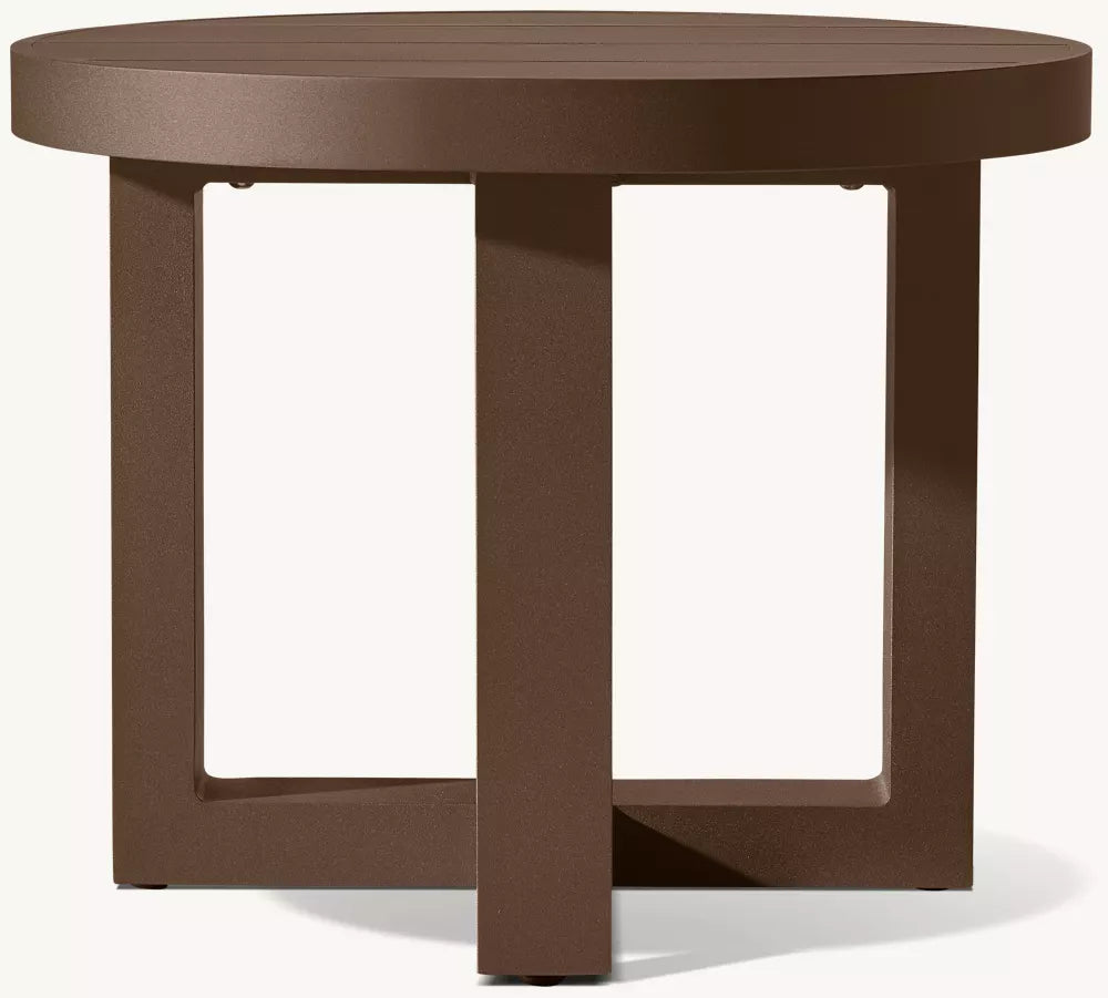 TABLE D’APPOINT RONDE - PANTELLERIA ALUMINIUM