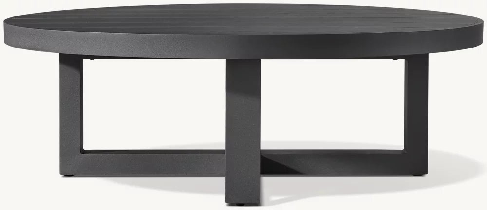 TABLE BASSE RONDE - PANTELLERIA ALUMINIUM