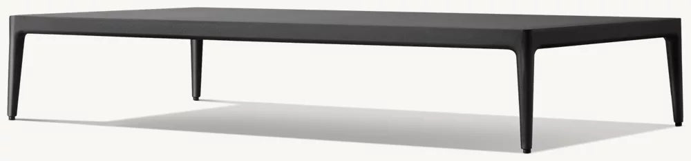 TABLE BASSE RECTANGULAIRE – MENORCA ALUMINIUM