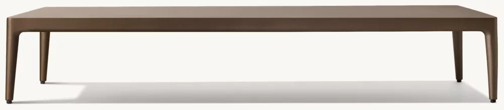 TABLE BASSE RECTANGULAIRE – MENORCA ALUMINIUM