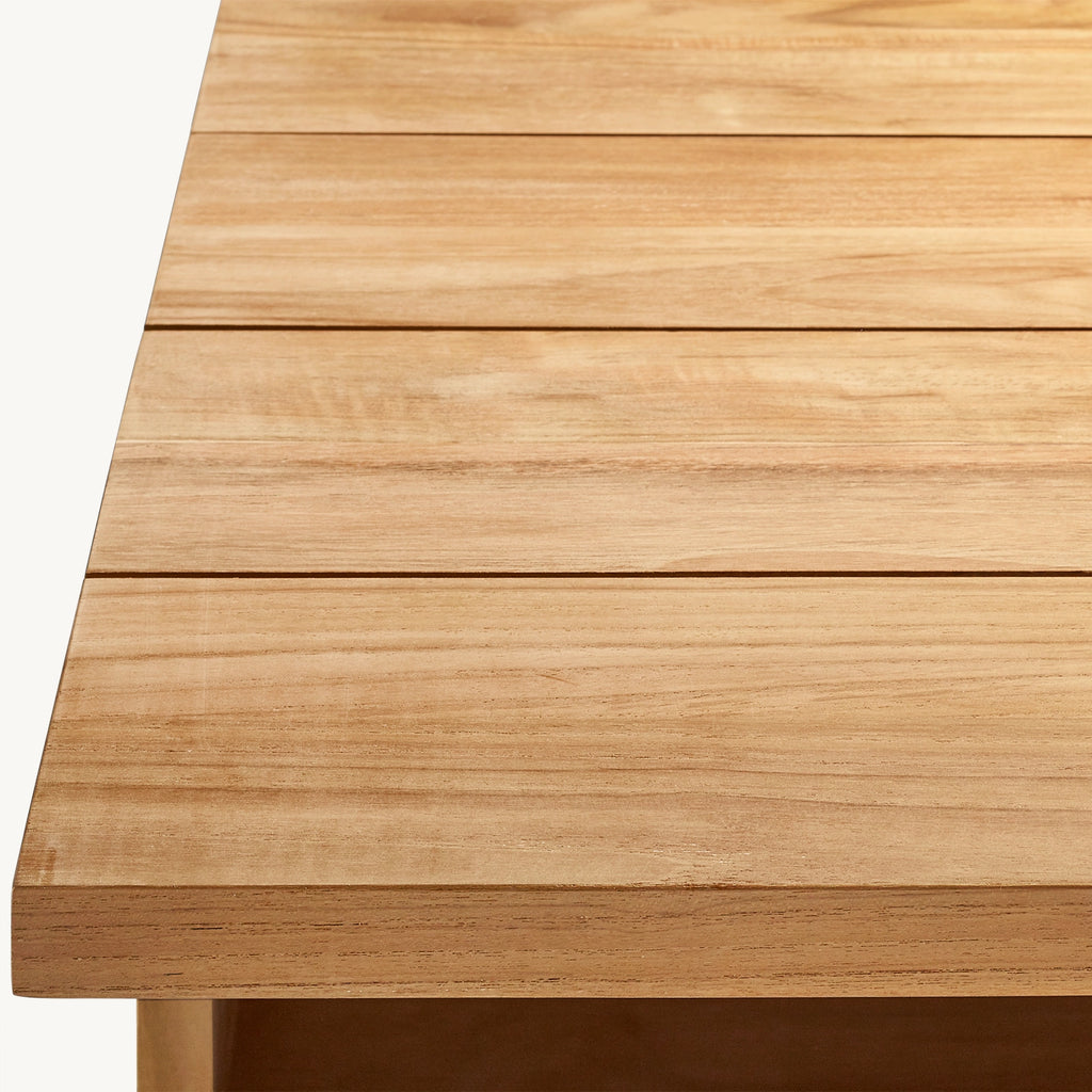 TABLE BASSE RECTANGULAIRE EN TECK - SORRANTO