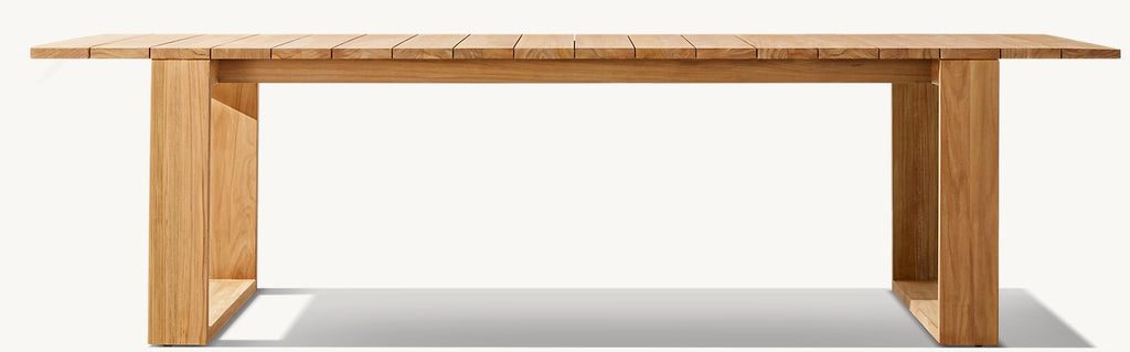 TABLE À MANGER RECTANGULAIRE EN TECK - SORRANTO