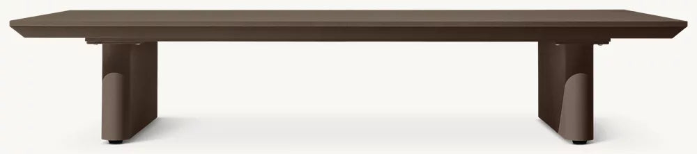 TABLE BASSE RECTANGULAIRE - FORMENTERA ALUMINIUM