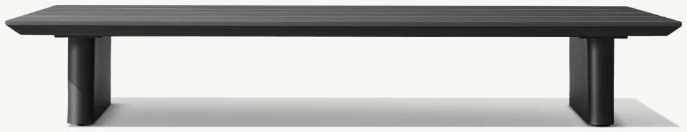 TABLE BASSE RECTANGULAIRE - FORMENTERA ALUMINIUM