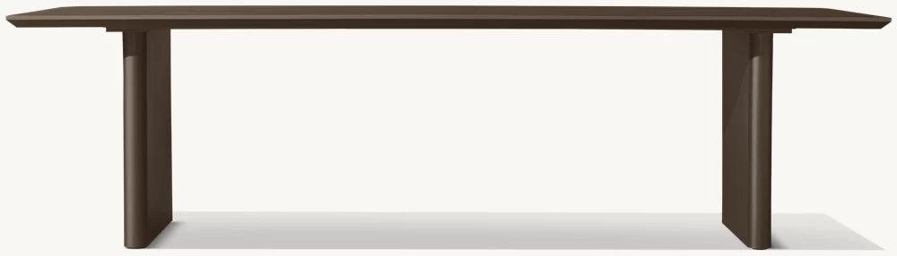 TABLE DE SALLE À MANGER RECTANGULAIRE - FORMENTERA ALUMINIUM