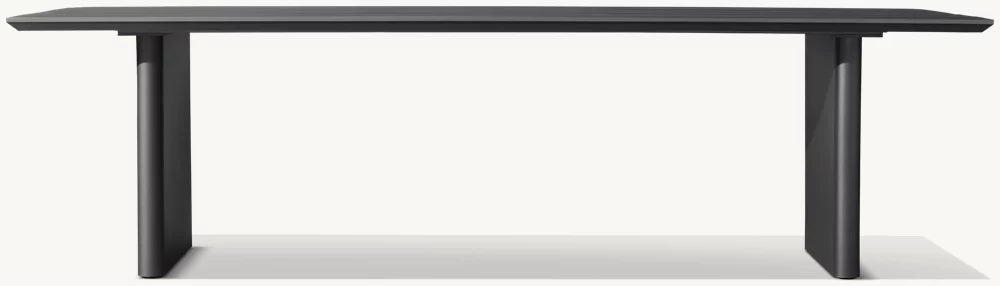 TABLE DE SALLE À MANGER RECTANGULAIRE - FORMENTERA ALUMINIUM