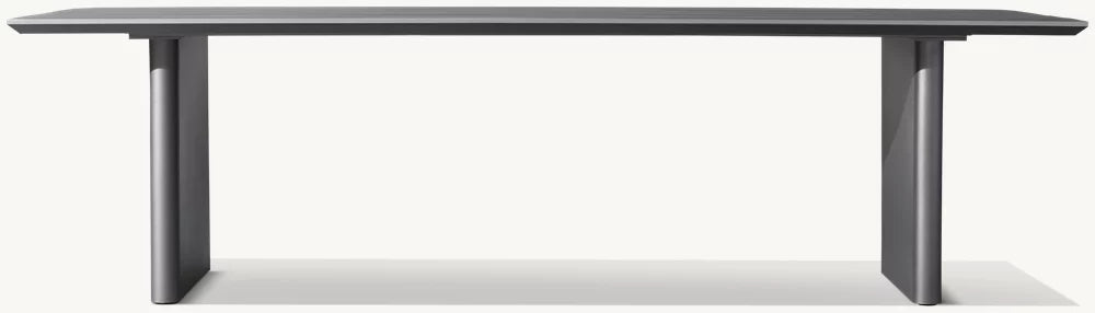 TABLE DE SALLE À MANGER RECTANGULAIRE - FORMENTERA ALUMINIUM