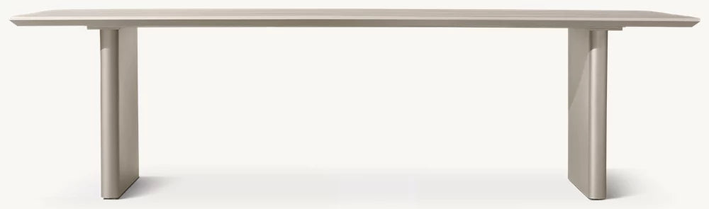 TABLE DE SALLE À MANGER RECTANGULAIRE - FORMENTERA ALUMINIUM