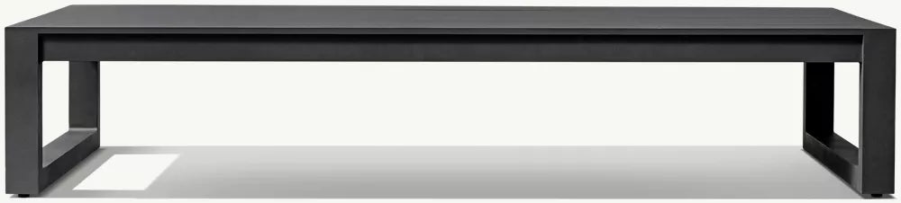 TABLE BASSE RECTANGULAIRE - PANTELLERIA ALUMINIUM