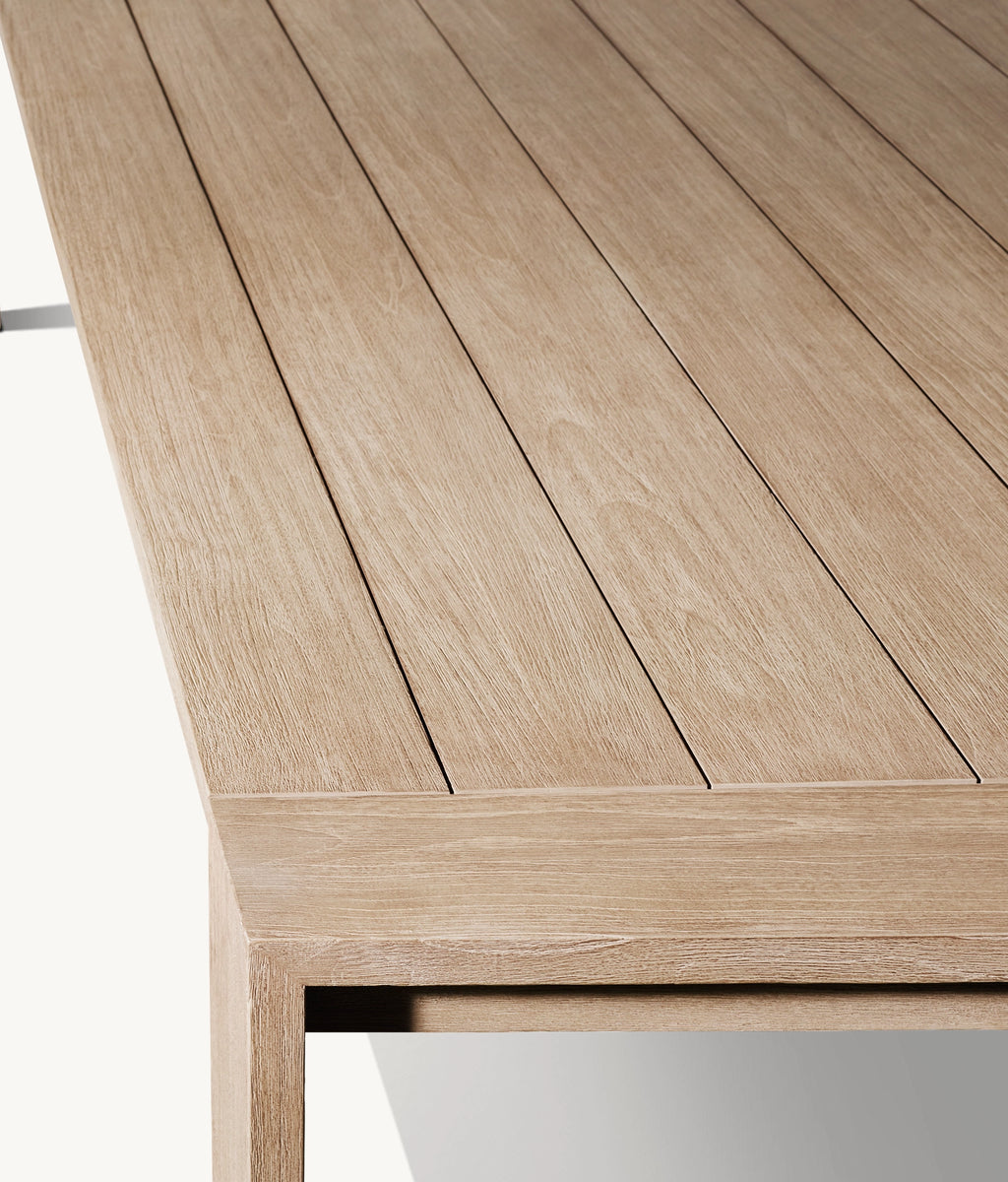 TABLE DE SALLE À MANGER RECTANGULAIRE EN TECK - RAVELLO