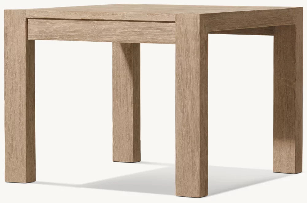 TABLE D'APPOINT CARRÉE EN TECK - SANTORIN