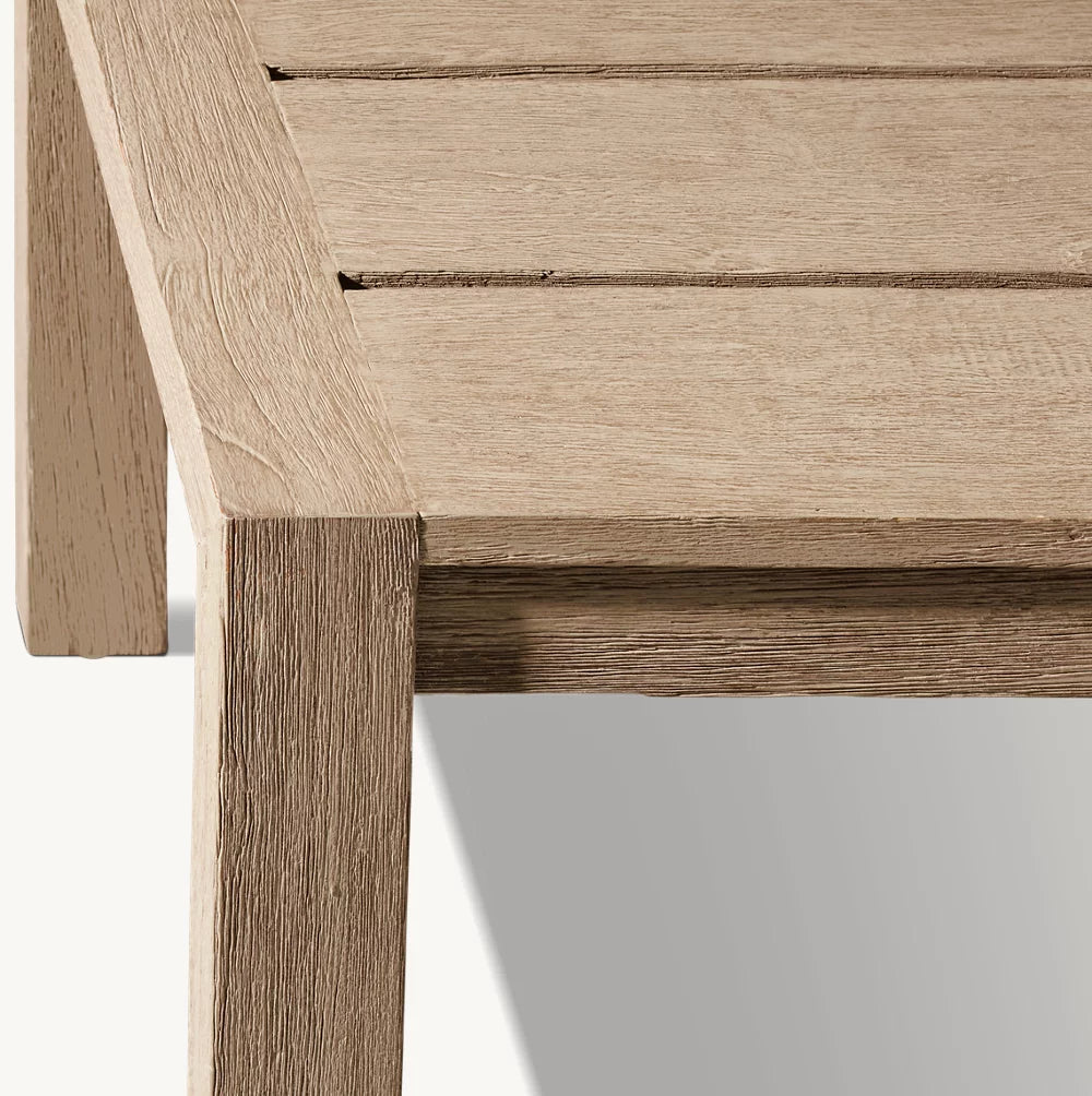 TABLE D'APPOINT CARRÉE EN TECK - SANTORIN