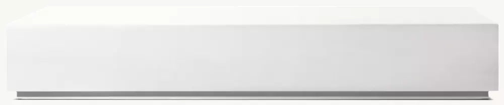 TABLE BASSE RECTANGULAIRE - RAVELLO ALUMINIUM