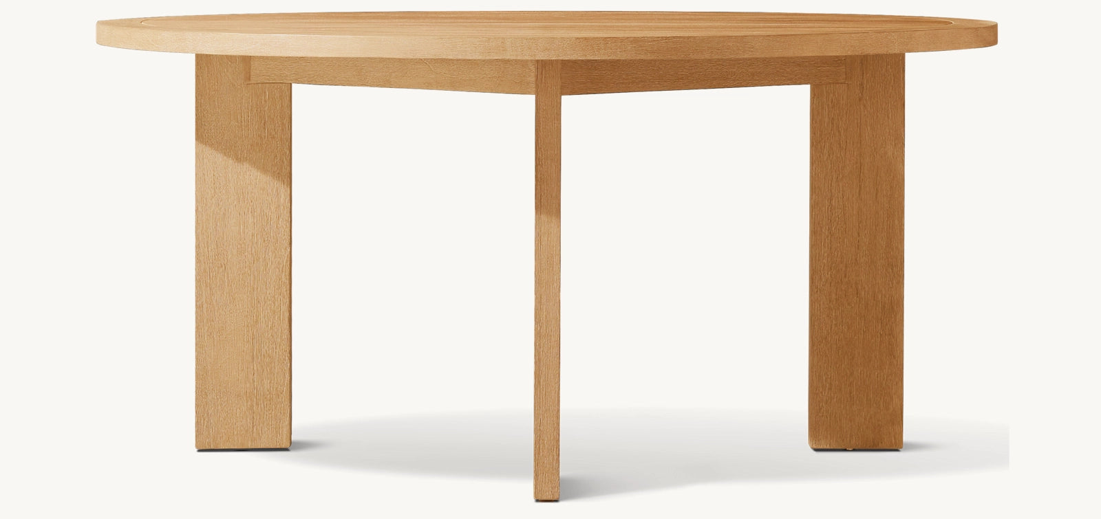 TABLE DE SALLE À MANGER RONDE EN TECK - RAVELLO