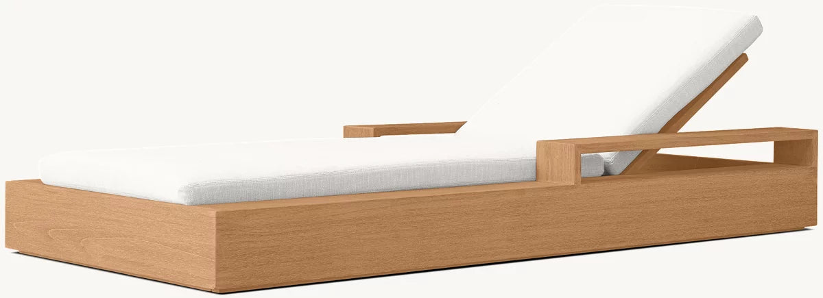 CHAÎSE LONGUE RÉGLABLE EN TECK - RAVELLO